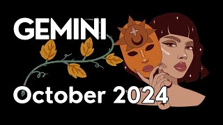 Gemini October 2024 Monthly Tarot Reading [upl. by Jena]