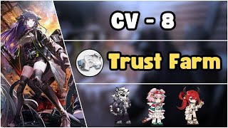 CV  8  Trust Farm 3 Operators Easy Clear  Medal 【Arknights】 [upl. by Aisatsan]