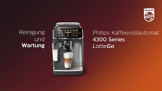 Philips 4300 LatteGo  Reinigung und Wartung [upl. by Nabru166]