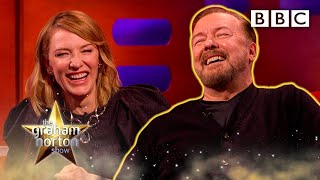 Ricky Gervais Golden Globe speeches are REALLY hard to forget 😂 OfficialGrahamNorton ⭐️ BBC [upl. by Essyla]