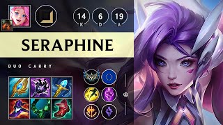 Seraphine Carry vs Miss Fortune Super CC  EUW Challenger Patch 1416 [upl. by Biron38]