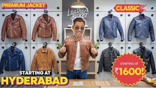 The Hunt for the Perfect Leather Jacket in Hyderabad [upl. by Allimak]