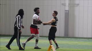 West Bloomfield 2020 WRRBOLB Ethan Bunch highlights with Rising Stars Red 7on7 [upl. by Creighton382]