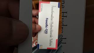 Tab Fexofic 120 mg Fexofenadine Hcl 120 mg [upl. by Atteval]