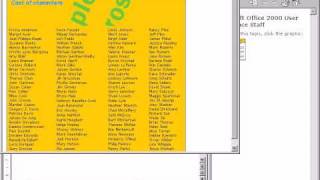 Office 2000 Help Easter Egg  Cast Of Characters [upl. by Thurman]