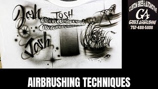 Airbrushing Techniques [upl. by Auqemahs293]