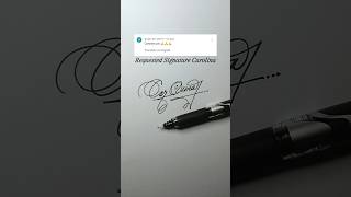 Carolinas Signature Design  Elegant Handwriting Style [upl. by Russon823]