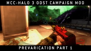 Halo MCC Halo 3 ODST Campaign Mod  Prevarication Part 1 [upl. by Nytsirc]