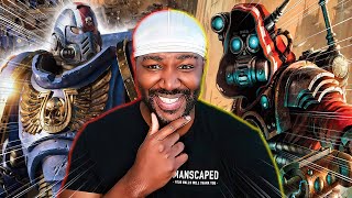 Non Warhammer Fan Reacts to Every single Warhammer 40k Faction Explained  Part 1 Reaction [upl. by Kendy]