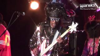 Bootsy Collins live with his Warwick Space Bass 22 [upl. by Ynohtona]