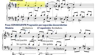 Análisis armónico y formal de un ejercicio de armonía Acordes de 3 y 4 sonidos con notas de adorno [upl. by Trisha]