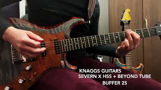 Knaggs Guitars Severn X HSS  beyond tube buffer 2S [upl. by Barthold]