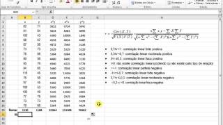 Determinar coeficiente de correlação [upl. by Katlin]