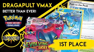 1st Place Dragapult VMAX Deck WRECKS The Post Rotation Format Pokemon TCG [upl. by Cirre]