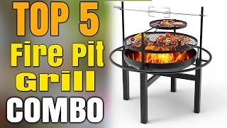 Best Portable Fire Pit Grill Combo For Camping [upl. by Gurevich]