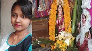 Vlog 1 Kojagari Lakshmi Laxmi Puja Preparation in Bengali Home  So Delicious [upl. by Ortrud]