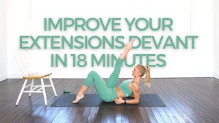 IMPROVE YOUR EXTENSIONS DEVANT IN 18 MINUTES  Train Like a Ballerina [upl. by Laverne]