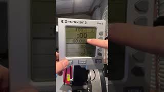 Concept 2 Rower HIIT Set Up [upl. by Hawger]