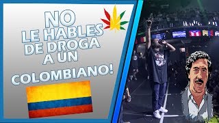 NO LE HABLES DE DROGA Y ARMAS A UN COLOMBIANO EN BATALLAS DE RAP [upl. by Eelrak]