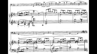 Sicilienne by Faure Opus 78 with Score [upl. by Zasuwa]