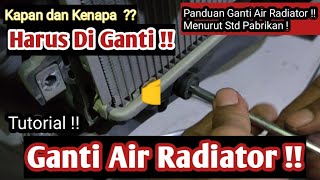 Cara Ganti air Radiator Vario 150  kapan dan Kenapa harus di Ganti [upl. by Adia411]