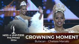 Miss Universe Philippines 2024  Chelsea Manalo CROWNING MOMENT [upl. by Rofotsirk]