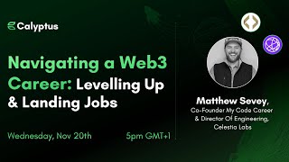 Navigating a Web3 Career Levelling Up amp Landing Jobs [upl. by Sil]