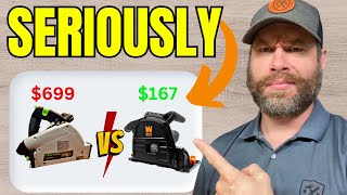 The CHEAPEST Track Saw On AMAZON  Setup Test amp Review [upl. by Nolly975]