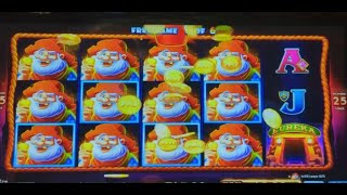 Fat Fortune with lots of back to back features  Merry Xmas  Pokies Slots 2022 SkyCity [upl. by Yenolem]