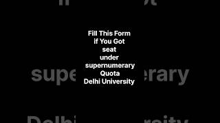 Undertaking form for sports and ECA Delhi University Admission 2024 [upl. by Suzann]