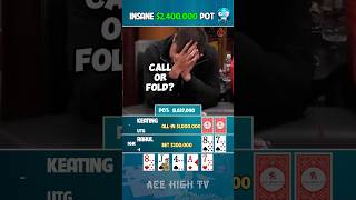 Guess what Alan Keating has 😱 poker highstakespoker [upl. by Ofella]