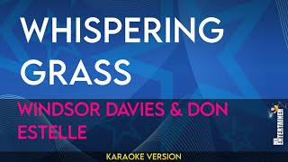 Whispering Grass  Windsor Davies amp Don Estelle KARAOKE [upl. by Babby]