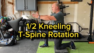 12 Kneeling TSpine Rotation [upl. by Lilyan619]