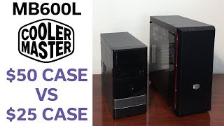 50 Case vs 25 Case  Cooler Master MB600L  Review [upl. by Aman]