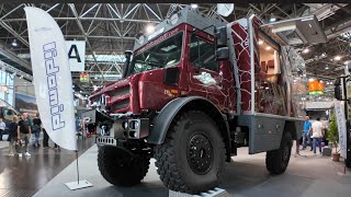 WOHNMOBIL EXTREM Bimobil Unimog 2025 mit Reifendruckregelanlage fest eingebaut [upl. by Shaughn878]