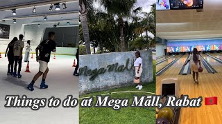 Things to do at Mega Mall Rabat Morocco 🇲🇦 Bowling 🎳 skating 🛼 shopping 🛍️ [upl. by Koffman629]