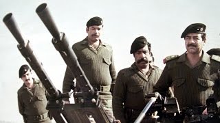 Saddam Hussein with his Army 1982 صدام حسين يشارك في القادسية عام ١٩٨٢ مع جنوده [upl. by Anella]