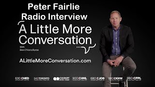 Peter Fairlie Radio Interview  Ben OHaraByrne  Corus Radio Network [upl. by Azeria]