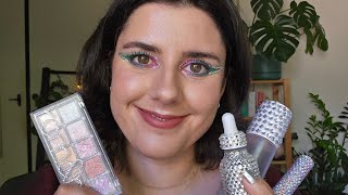 ASMR doing your makeup ✨bedazzled✨ layered sounds personal attention tingles [upl. by Jaan]