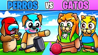 GATOS vs PERROS en Party Animals [upl. by Retse]