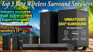 Top 5 Best Wireless Surround Speakers in 2024  4 Rear Surround Effects Speakers [upl. by Siseneg960]