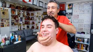 World’s Weirdest Barber CRACKS My Neck [upl. by Allehc]