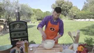 Rustic Homemade Bread  Baked in the Fornetto Wood Fired Oven amp Smoker [upl. by Cullin]