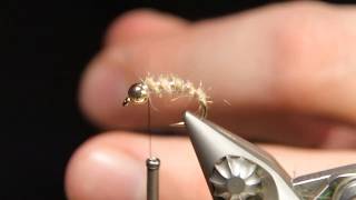 Fly Tying Tan Bead Head Caddis Pupa [upl. by Glavin839]