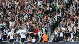 FAN CAM West Bromwich Albion fans boingboing and sing The Lords My Shepherd [upl. by Annadroj393]