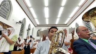 HINO 118CCBFiel Salvador é Jesus sax Baritono e Tuba😀🎶 [upl. by Haberman]