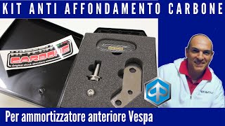 Kit anti affondamento Carbone per ammortizzatore anteriore Vespa Piaggio [upl. by Gorton]