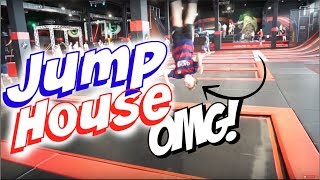 TRAMPOLINHALLE JUMP HOUSE  Die besten Trampolin Tricks für Anfänger I Superfly Wiesbaden [upl. by Ereveniug88]