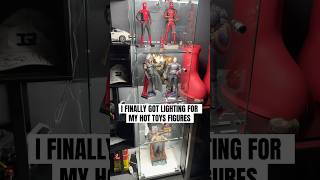 I FINALLY GOT LIGHTING FOR MY HOT TOYS FIGURES hottoys marvel avengers spiderman deadpool [upl. by Nikolos]