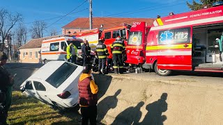 Autoaccident la Dumbrăveni  Un bărbat de 81 ani a murit  novatvro [upl. by Eiramasil95]